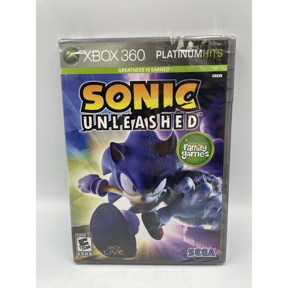 Sonic Unleashed Platinum Hits (Microsoft Xbox 360), SEALED - Picture 1 of 4
